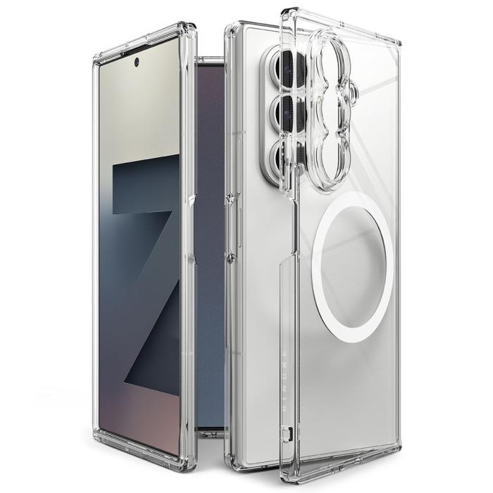 Bild 3, Ringke Ringke Samsung Galaxy Z Fold 7 Skal MagSafe Fusion Transparent - Teknikhallen.se