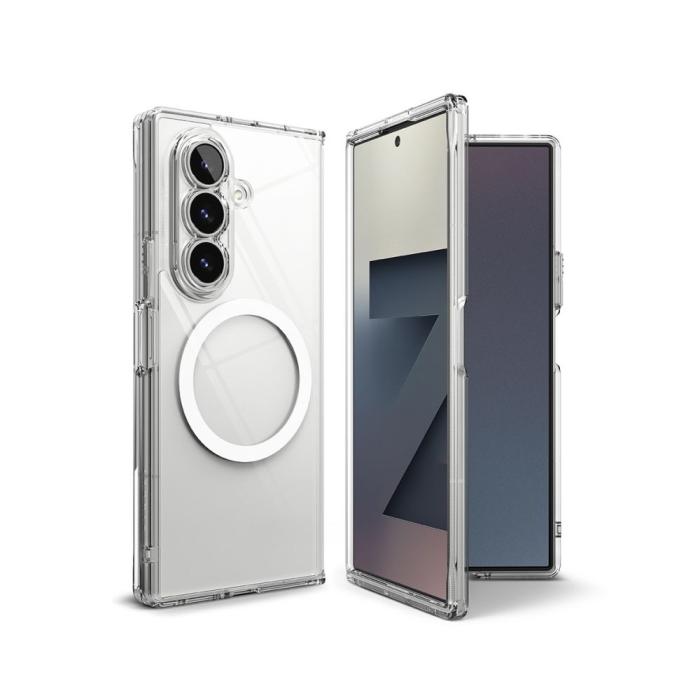 Bild 6, Ringke Ringke Samsung Galaxy Z Fold 7 Skal MagSafe Fusion Transparent - Teknikhallen.se