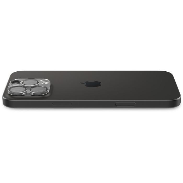 Bild 6, Spigen Spigen iPhone 16/15/14 Pro/Pro Max 2-PACK Linsskydd Optik.tR - Teknikhallen.se
