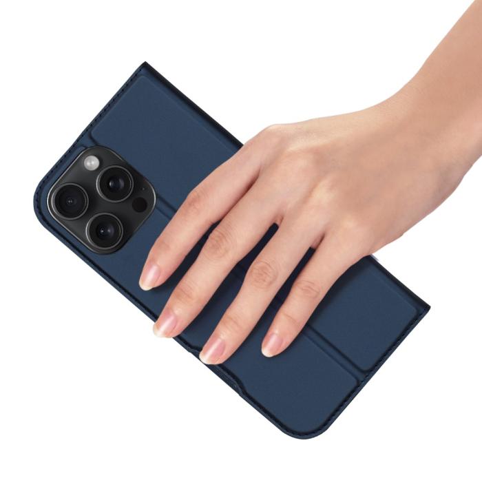 Bild 6, DUX DUCIS DUX DUCIS iPhone 16 Pro Max Fodral Skin Pro Blå - Teknikhallen.se