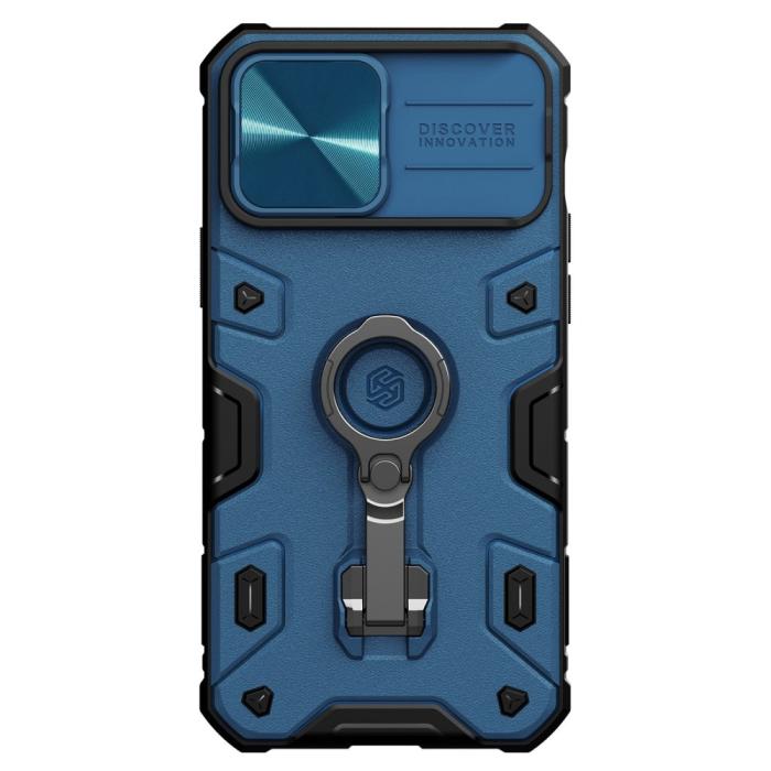 Bild 2, NILLKIN NILLKIN iPhone 13 Pro Max Skal CamShield Armor Pro Blå - Teknikhallen.se