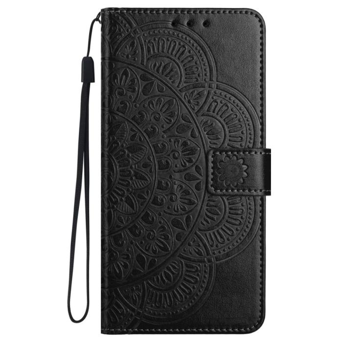 Bild 6,  Samsung Galaxy A16 / A26 5G Fodral Mandala Läder Svart - Teknikhallen.se