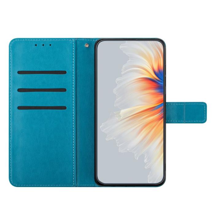 Bild 2,  Samsung Galaxy A16 / A26 5G Fodral Mandala Läder Blå - Teknikhallen.se
