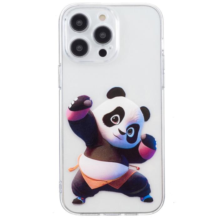 Bild 2,  iPhone 16 Pro Skal TPU Panda - Teknikhallen.se