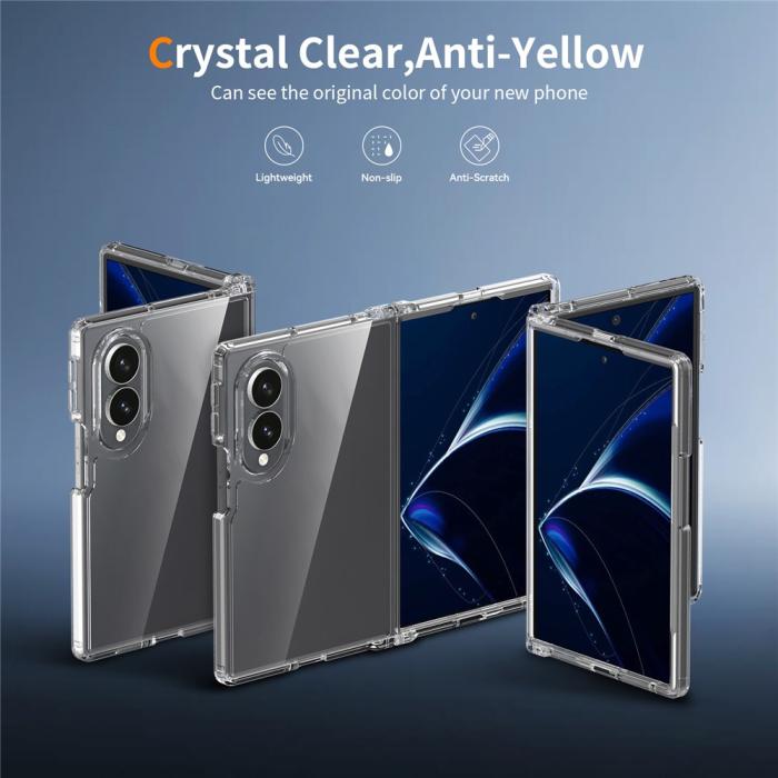 Bild 2,  Samsung Galaxy Z Fold 8 Skal TPU Shockproof Transparent - Teknikhallen.se