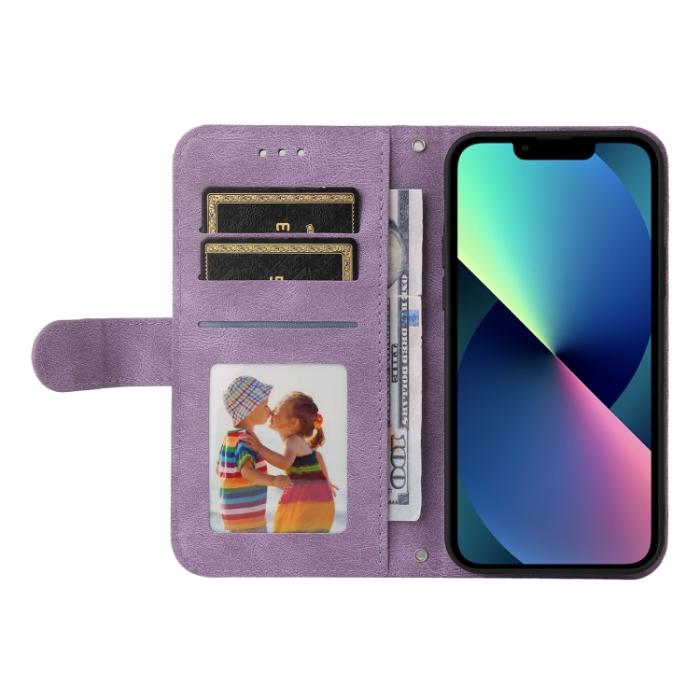 Bild 4,  iPhone 14 Fodral Skin Touch Lila - Teknikhallen.se