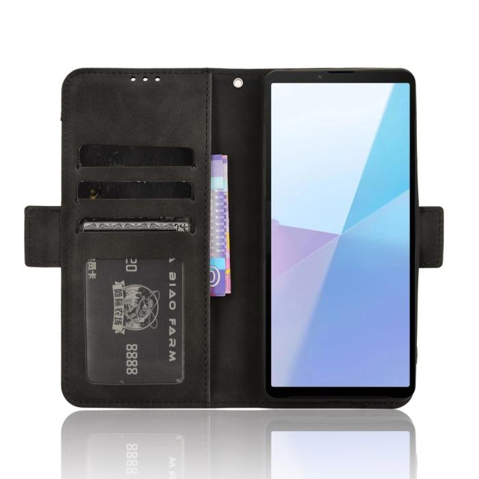 Bild 3,  Sony Xperia 10 VI Fodral Med Avtagbart Kortfodral Svart - Teknikhallen.se