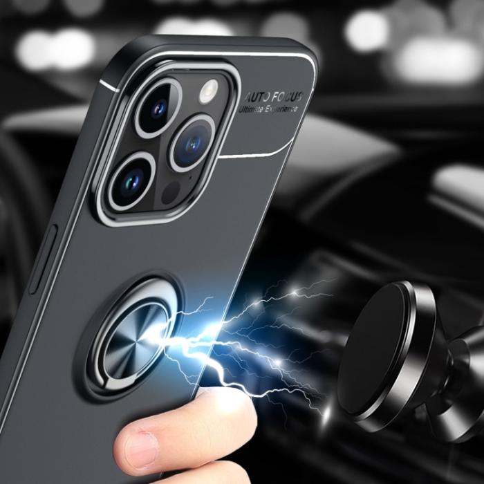 Bild 6,  iPhone 15 Pro Max Skal Ring Blå - Teknikhallen.se