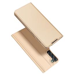 DUX DUCIS DUX DUCIS Samsung Galaxy S22 Plus Fodral Skin Pro Guld - Teknikhallen.se