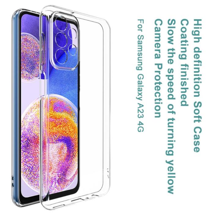 Bild 3, IMAK IMAK Samsung Galaxy A23 5G Skal TPU Transparent - Teknikhallen.se