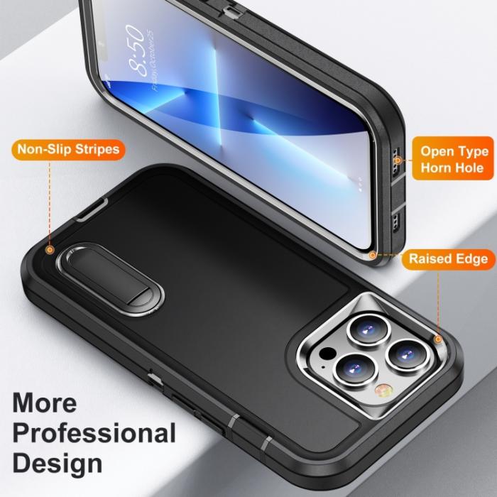 Bild 3,  iPhone 14 Pro Max Skal 3in1 Shockproof Xtreme Svart - Teknikhallen.se