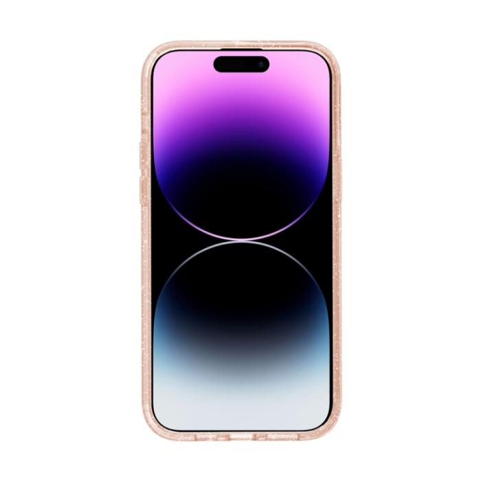 Bild 3,  iPhone 15 Pro Skal MagSafe Glitter Hybrid Guld - Teknikhallen.se