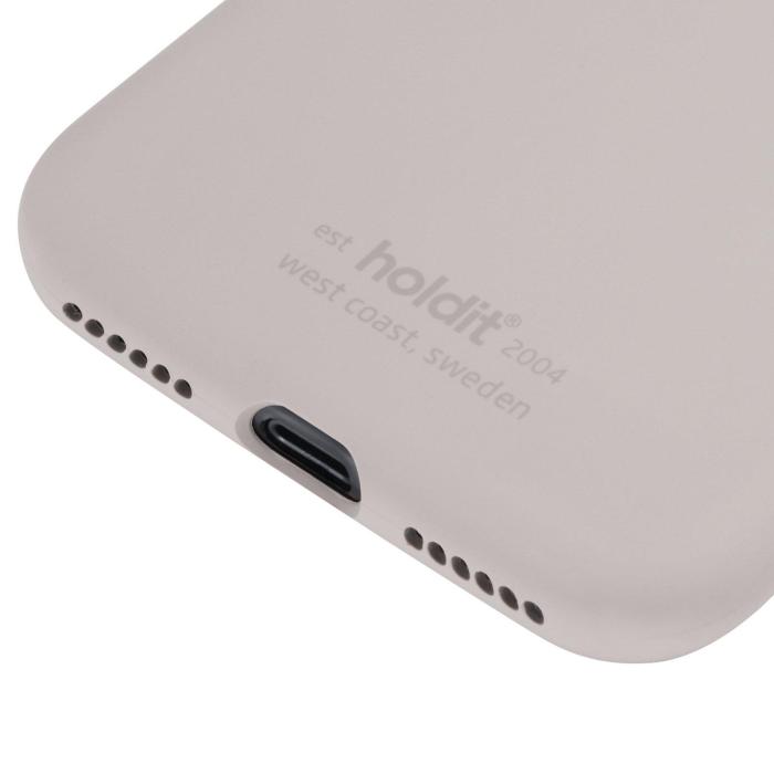 Bild 5, holdit iPhone 7/8/SE (2020/2022) - holdit Mobilskal Silikon - Taupe - Teknikhallen.se