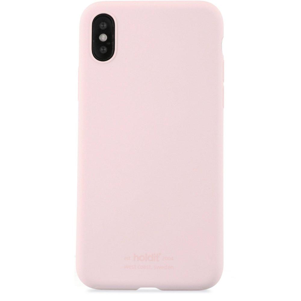 holdit iPhone X/Xs - holdit Mobilskal Silikon - Blush Pink - Teknikhallen.se