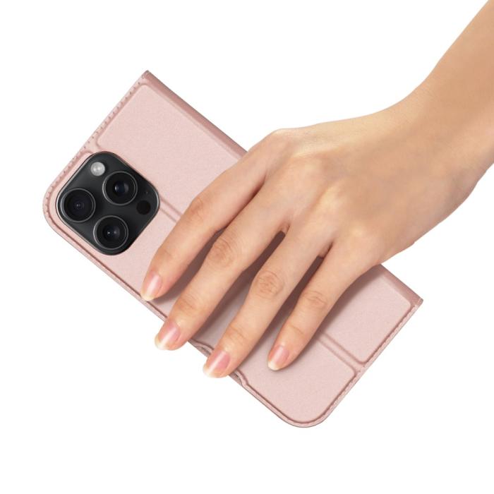 Bild 6, DUX DUCIS DUX DUCIS iPhone 16 Pro Max Fodral Skin Pro Roséguld - Teknikhallen.se