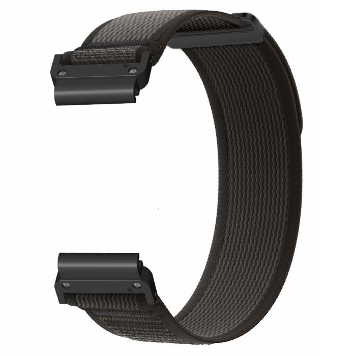 Bild 3,  Klockarmband 26 mm Nylon Loop Svart - Teknikhallen.se