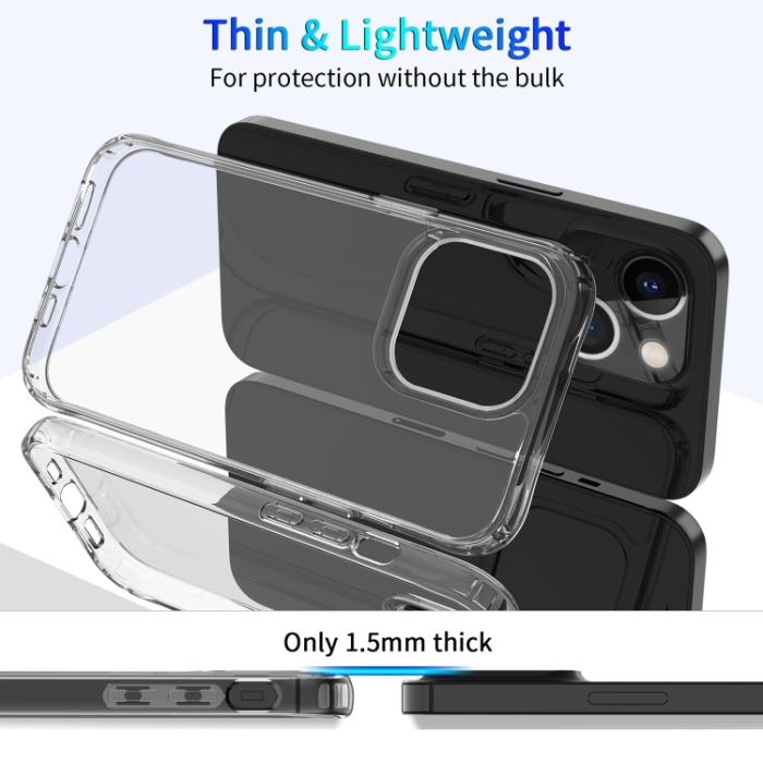 Bild 5,  iPhone 14 Plus Skal Akryl/TPU Transparent - Teknikhallen.se