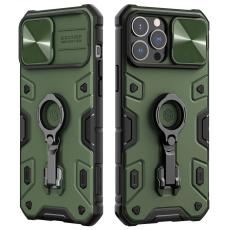 NILLKIN NILLKIN iPhone 13 Pro Max Skal CamShield Armor Pro Gr&ouml;n - Teknikhallen.se