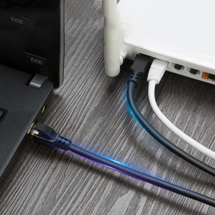Bild 3, CableCreation CableCreation 3m Cat8 40Gbps S/FTP Nätverkskabel Svart - Teknikhallen.se