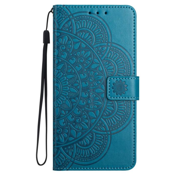 Bild 6,  Samsung Galaxy A16 / A26 5G Fodral Mandala Läder Blå - Teknikhallen.se