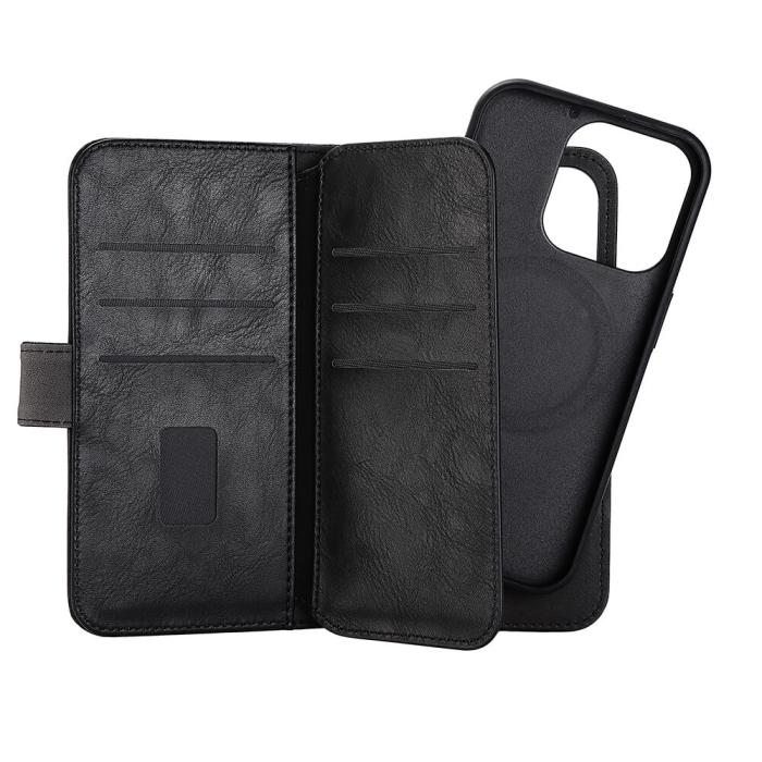 Bild 4, Gear GEAR iPhone 14 Pro Fodral Flerfack 2in1 Magnet MagSafe Svart - Teknikhallen.se