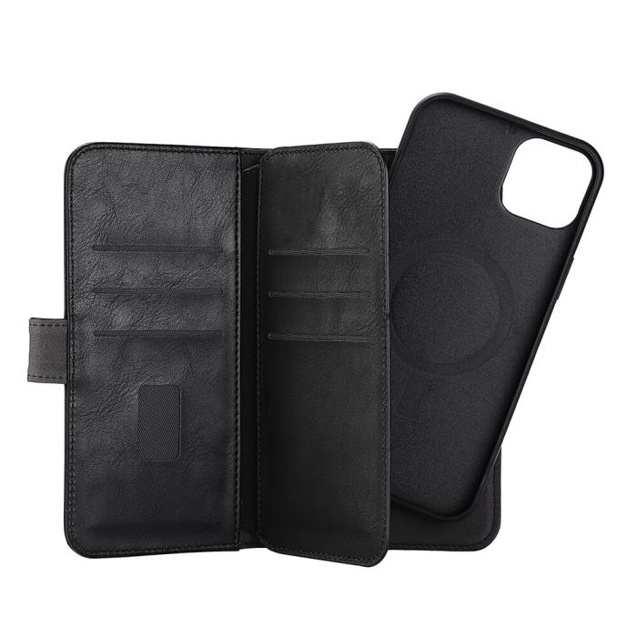 Bild 4, Gear GEAR iPhone 14 Plus Fodral Flerfack 2in1 Magnet MagSafe Svart - Teknikhallen.se