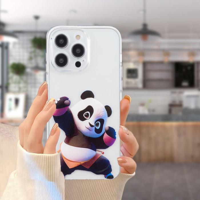 Bild 5,  iPhone 16 Pro Skal TPU Panda - Teknikhallen.se