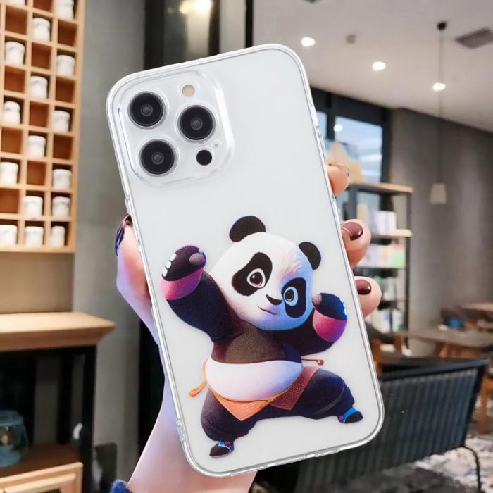 Bild 6,  iPhone 16 Pro Skal TPU Panda - Teknikhallen.se