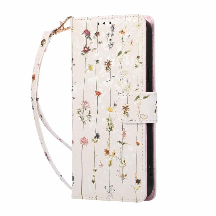 Bild 5,  Google Pixel 11/11 Pro Fodral Med Tryck Blommor Vit - Teknikhallen.se
