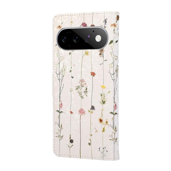 Bild 6,  Google Pixel 11/11 Pro Fodral Med Tryck Blommor Vit - Teknikhallen.se