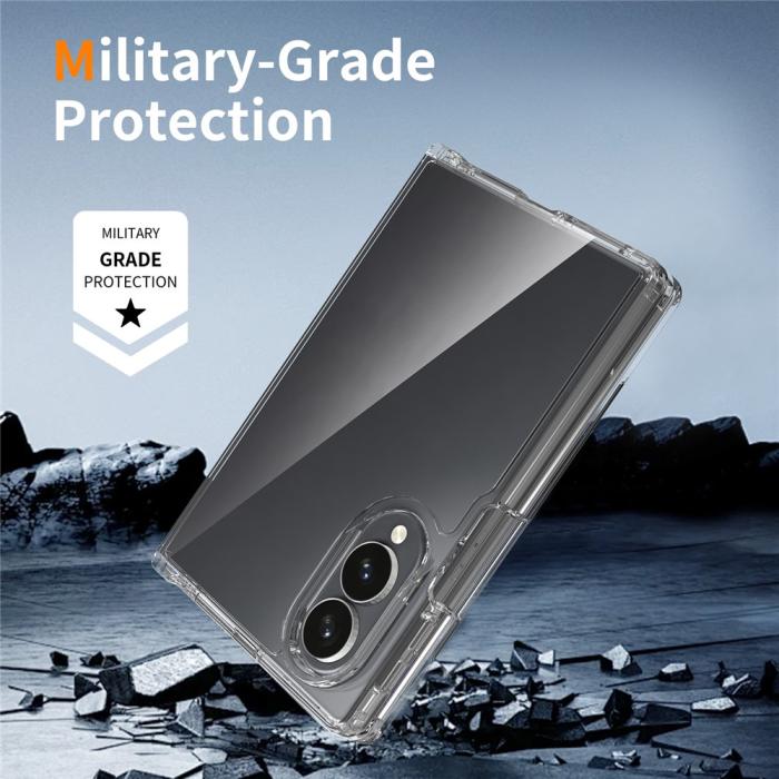 Bild 6,  Samsung Galaxy Z Fold 8 Skal TPU Shockproof Transparent - Teknikhallen.se