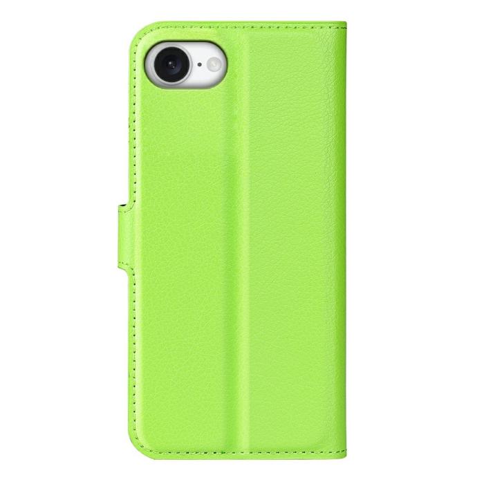Bild 6,  iPhone 17e / 16e Fodral Litchi Läder Grön - Teknikhallen.se
