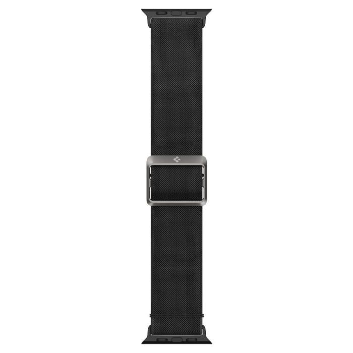 Bild 5, Spigen Spigen Apple Watch 42/44/45/46/49 mm Armband Fit Lite Svart - Teknikhallen.se