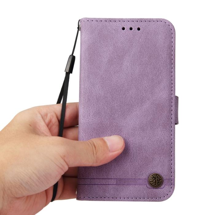 Bild 6,  iPhone 14 Fodral Skin Touch Lila - Teknikhallen.se