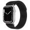 ColorPop Apple Watch 42/44/45/49 mm Armband Nylon Trail Loop Svart - Teknikhallen.se