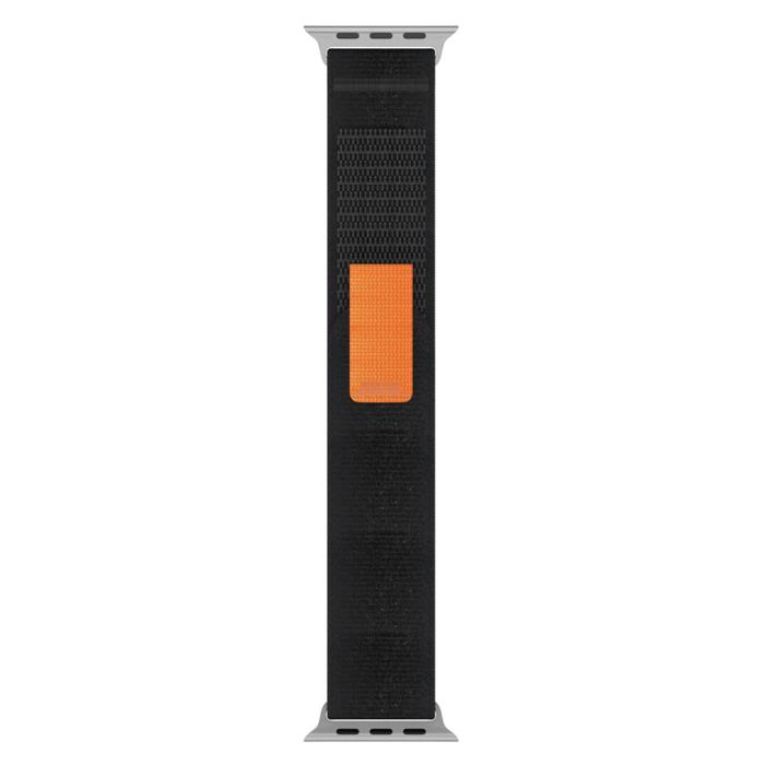 Bild 3, ColorPop Apple Watch 42/44/45/46/49 mm Armband Nylon Trail Loop Svart - Teknikhallen.se