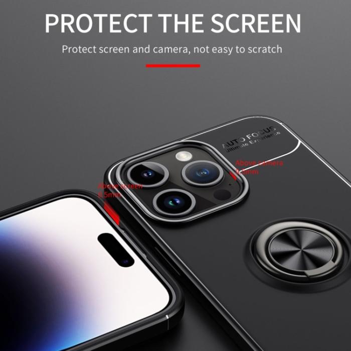 Bild 4,  iPhone 15 Pro Max Skal Ring Röd - Teknikhallen.se