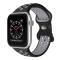 ColorPop Sportarmband Dual-Color Apple Watch 41/40/38 mm (M/L) Svart/Grå - Teknikhallen.se