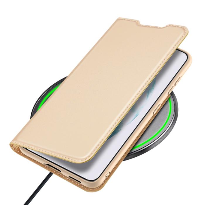 Bild 5, DUX DUCIS DUX DUCIS Samsung Galaxy S22 Plus Fodral Skin Pro Guld - Teknikhallen.se