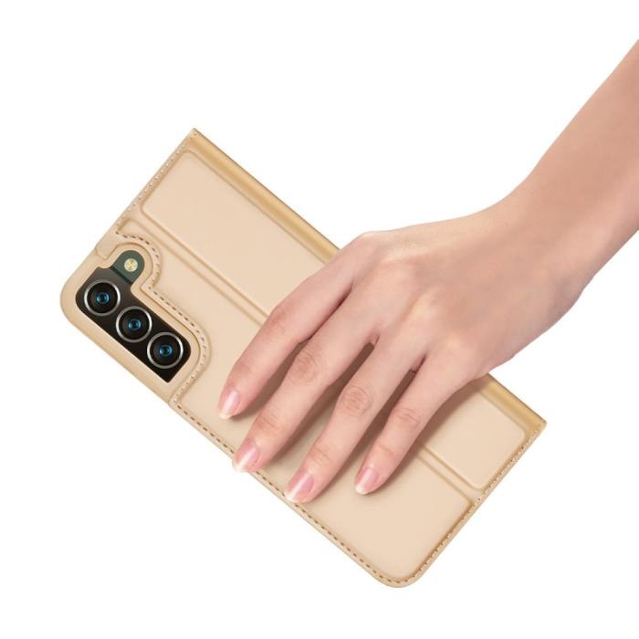 Bild 6, DUX DUCIS DUX DUCIS Samsung Galaxy S22 Plus Fodral Skin Pro Guld - Teknikhallen.se