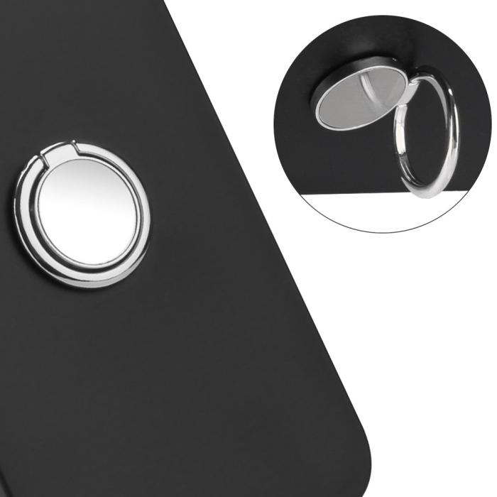 Bild 5,  Samsung Galaxy S24 FE Skal Med Ringhållare Silver - Teknikhallen.se