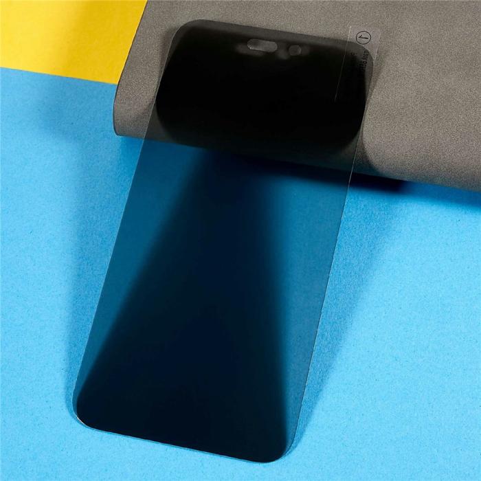 Bild 3,  iPhone 17 Pro Max Skärmskydd Heltäckande Härdat Glas Privacy - Teknikhallen.se