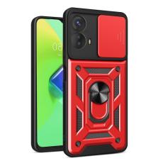  Motorola Moto G73 5G Skal CamShield Ring R&ouml;d - Teknikhallen.se