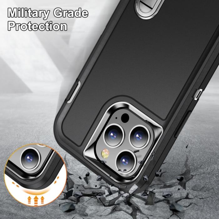 Bild 6,  iPhone 14 Pro Max Skal 3in1 Shockproof Xtreme Svart - Teknikhallen.se