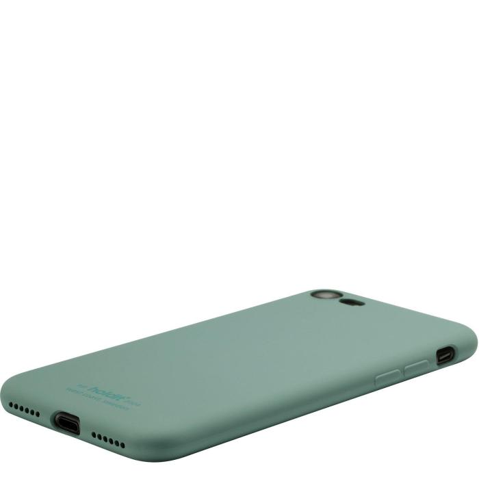 Bild 4, holdit iPhone 7/8/SE (2020/2022) - holdit Mobilskal Silikon - Moss Green - Teknikhallen.se