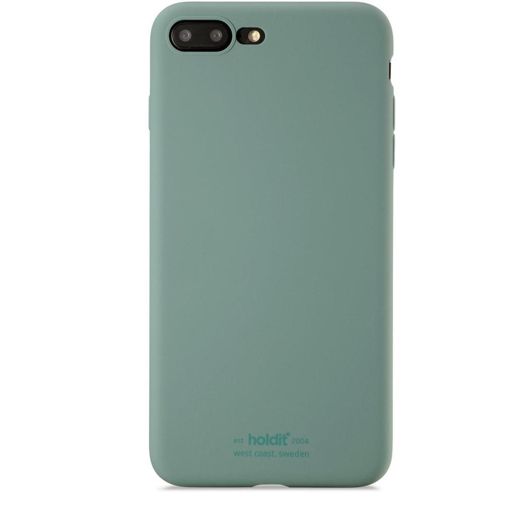 holdit iPhone 7 Plus/8 Plus - holdit Mobilskal Silikon - Moss Green - Teknikhallen.se