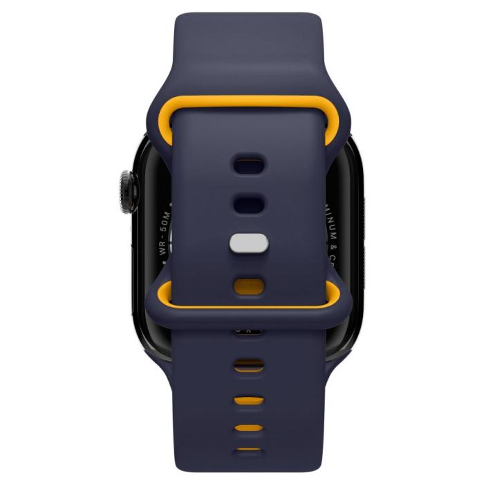 Bild 3, Spigen Spigen Apple Watch 42/41/40/38 mm Armband Nano Pop Blueberry Navy - Teknikhallen.se