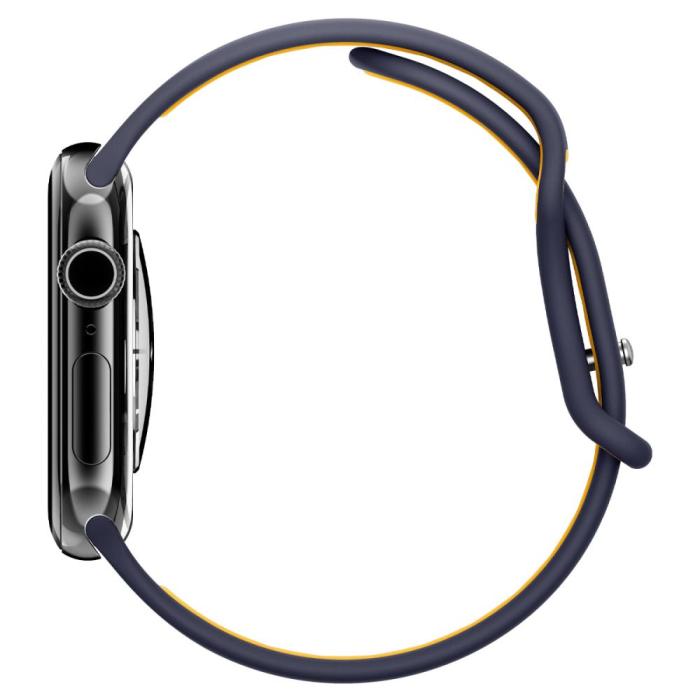 Bild 4, Spigen Spigen Apple Watch 42/41/40/38 mm Armband Nano Pop Blueberry Navy - Teknikhallen.se