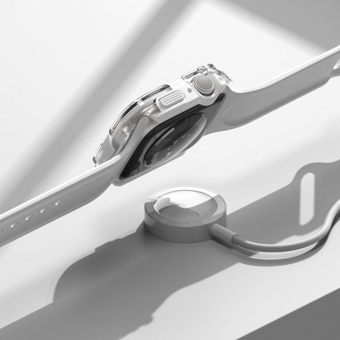 Bild 4, Ringke Ringke Apple Watch 44/45 mm Skal Fusion Bumper Vit - Teknikhallen.se