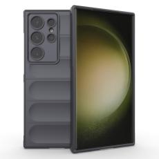  Samsung Galaxy S24 Ultra Skal Magic Shield M&ouml;rk Gr&aring; - Teknikhallen.se